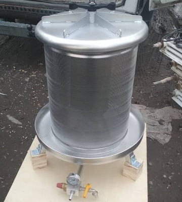 Fruit Processing Plant 40L Color And Style Customerizable Sus 304 Stainless Steel Hydropress Fruit Press